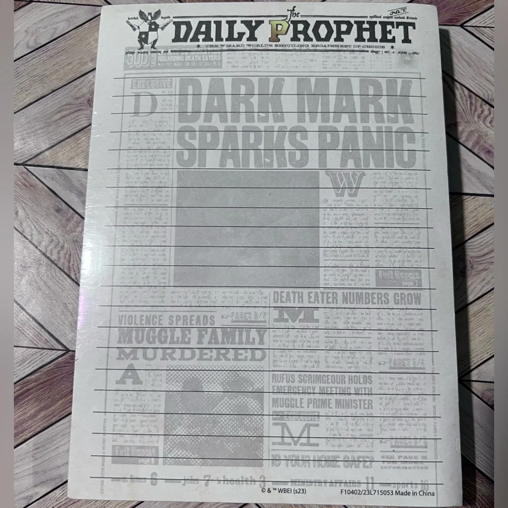 Harry Potter Daily Prophet Notepad